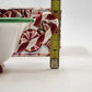 Hand Painted Tea Cup Department 56 Red Green Peppermint Mug China w Box