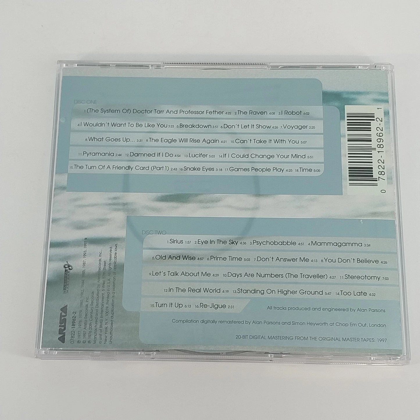 Alan Parsons Project Definitive Collection 2 CD 1997 Greatest Hits Compilation