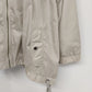 Eddie Bauer Women’s Jacket XXL Beige Hooded Zip Front 3/4 Sleeve Lightweight