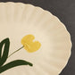 Southern Potteries Blue Ridge Pattern Yellow Flower Hand Paint 12"Oval Platter