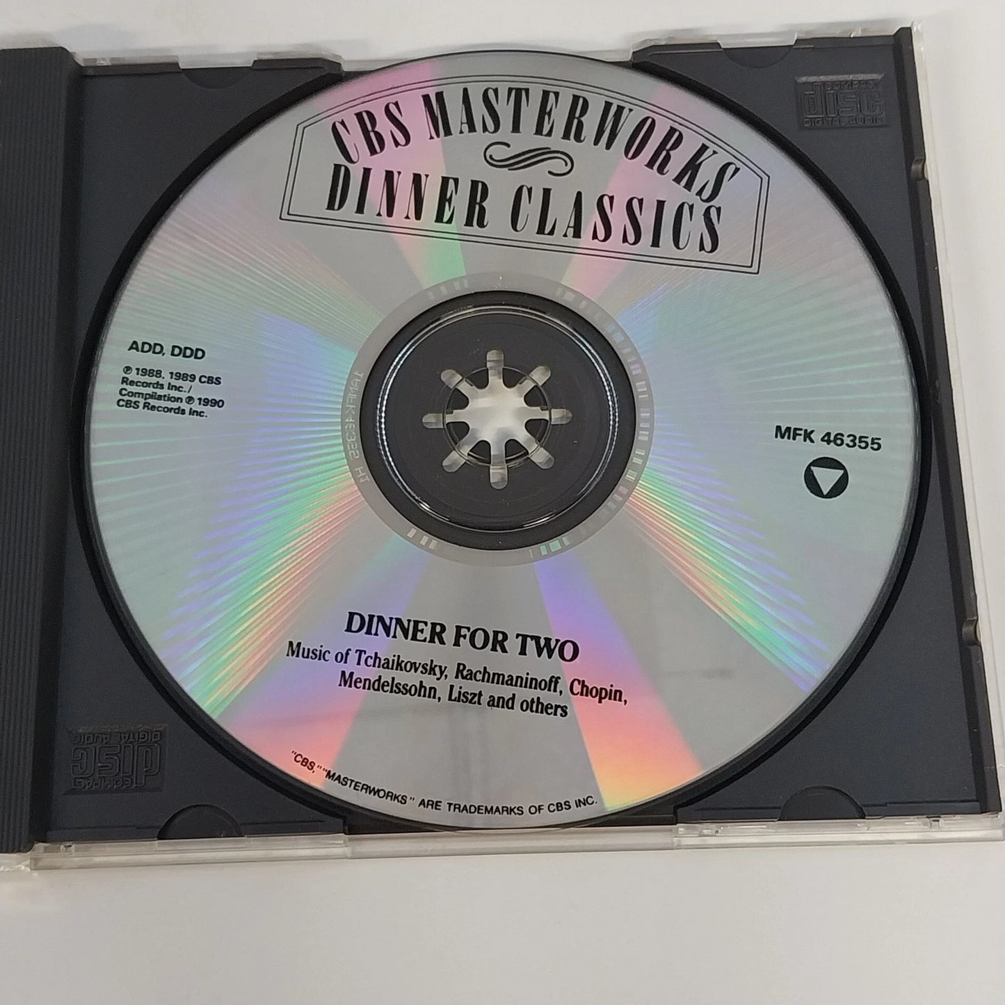 CBS Masterworks Dinner Classics 7 CD Lot Classical Music French Italian Japanese
