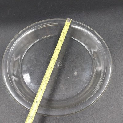 Pyrex 9" Antique Pie Plate Model 209 Clear Glass Round Original Makers Mark USA