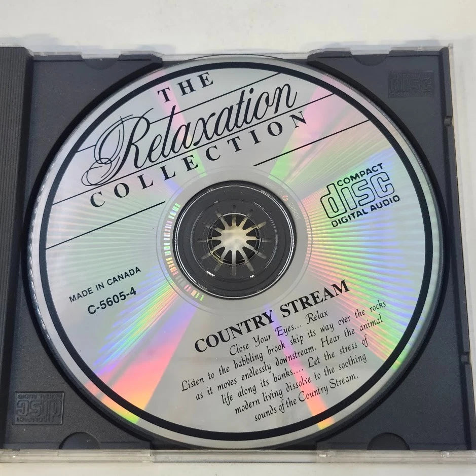 The Relaxation Collection 3 CD Rainstorm Mountain Retreat Country Stream 1990s