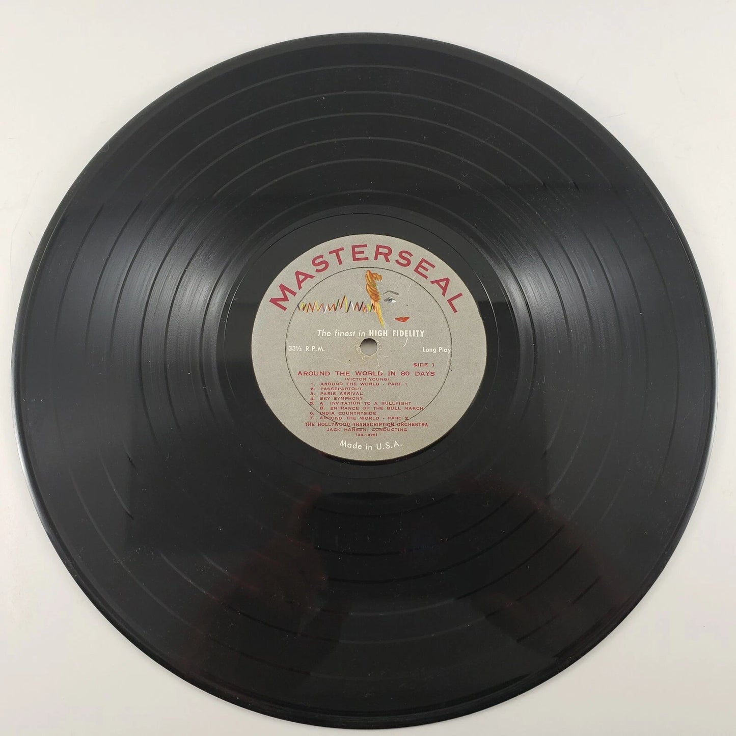 Around The World In 80 Days Soundtrack LP Victor Young 1957 Masterseal HiFi Viny