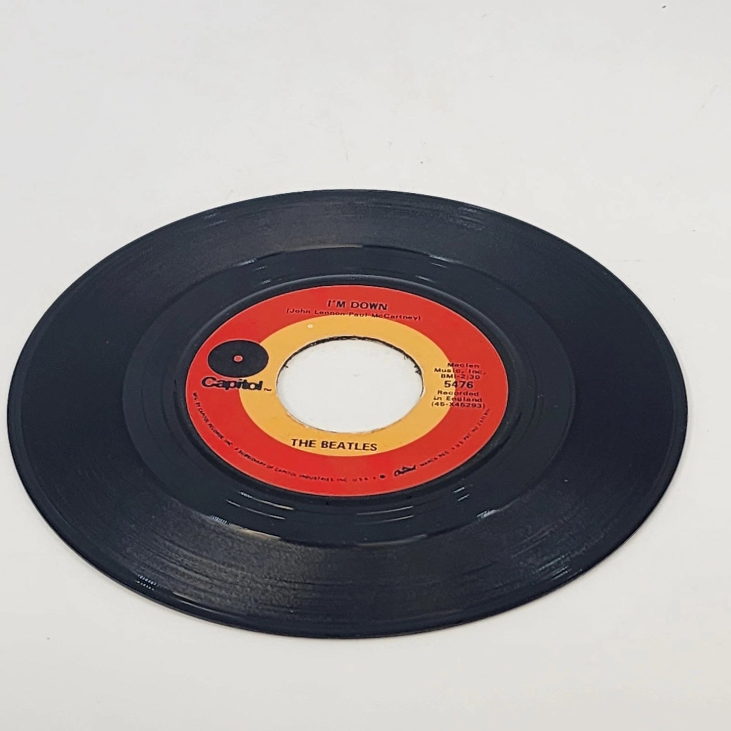 The Beatles Help I'm Down 45RPM 1969 Capitol Vinyl