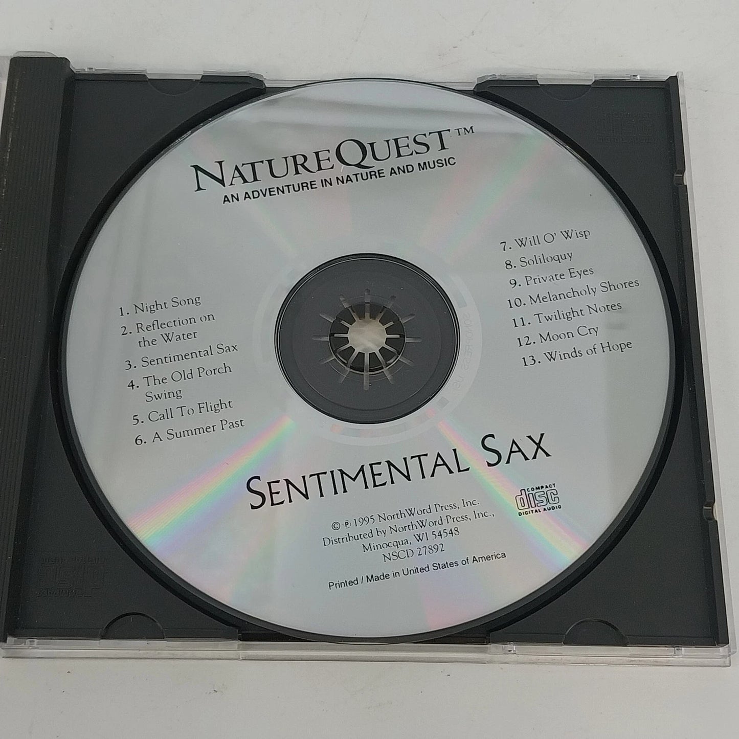 NatureQuest Sentimental Sax Midnight Jazz & Twilight Jazz 3 CD Relaxation 1990s