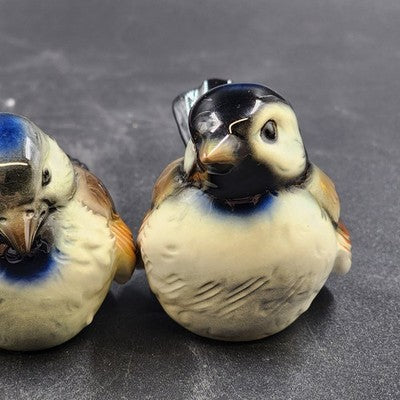 Set of 3 Goebel Sparrow Bird Figurines West Germany CV72 CV73 and CV74 2.75"x4"