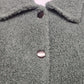 Real Comfort Sherpa Jacket Sea Green Size Small Button Up Long Sleeve Soft Cozy