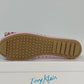 Tory Klein Flats Sandals Pink Peep Toe Bow Laser Cut Women's 8 China
