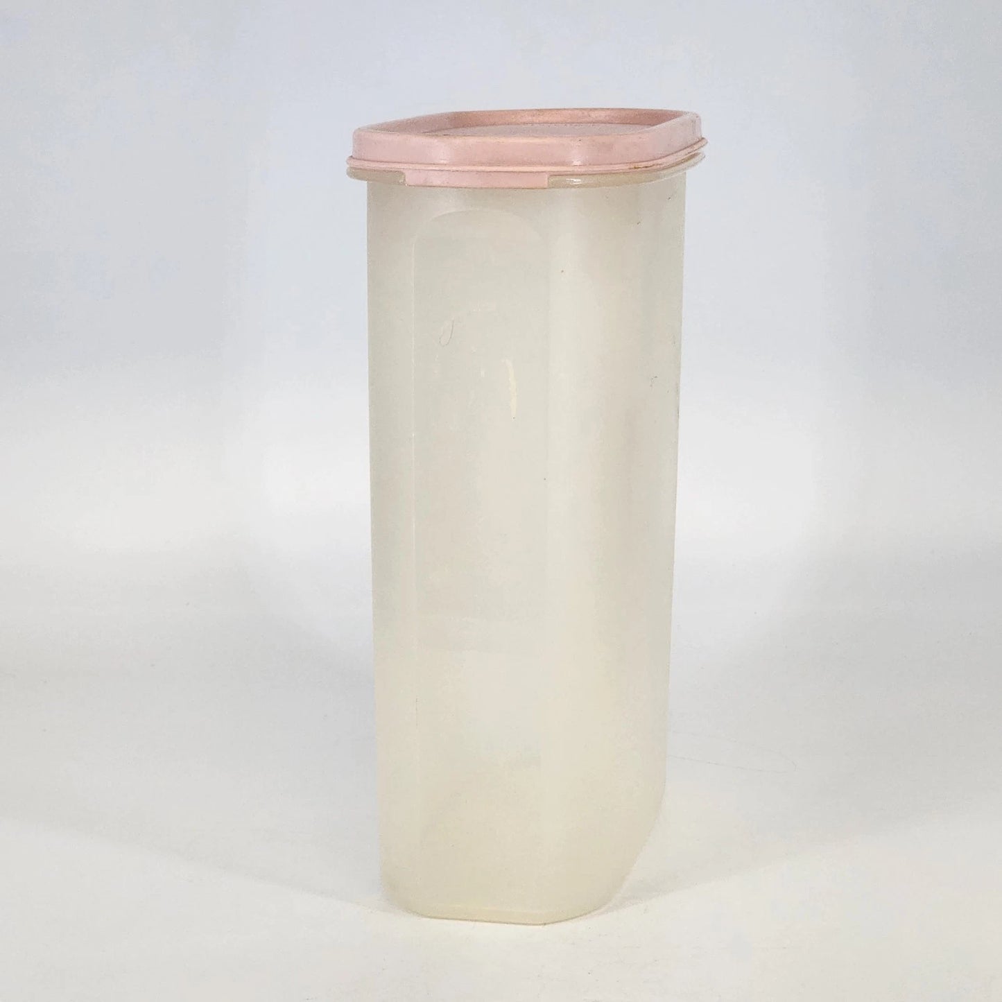 Tupperware 1614-2 Modular Mates Storage Container 9" w Pink Lid 1616-6 Vintage