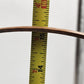 Handwoven Wicker Storage Basket Loop Handle Oval Brown Rattan 15"Lx9"Wx16"H
