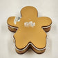 Gingerbread Person Trinket Christmas Ornament Jewelry Box 6.5" x 6" Resin 1995