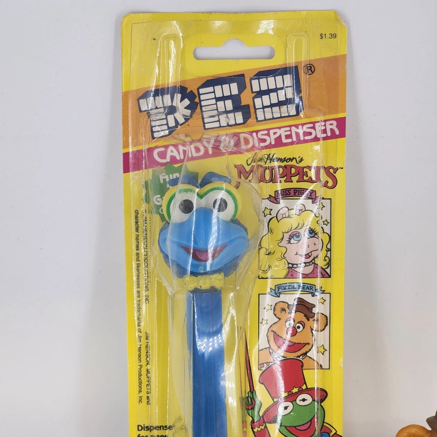 Vintage 1991 PEZ Muppet Show Dispenser Set Kermit Gonzo Piggy