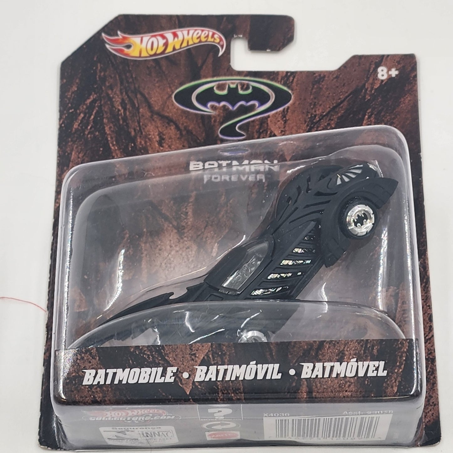 Mattel X4036 Hot Wheels Batman Forever Black Batmobile Sealed Collectible 2011