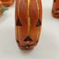 Set of 6 Gallerie II Pumpkin Jack O’Lantern Halloween Wood Napkin Rings 3"dx1"h