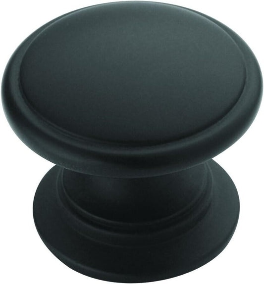 33 Pc Matte Black Kitchen Cabinet Knobs Drawer or Dresser Pulls 1.063" x 0.75"