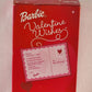 2001 Valentine Wishes Barbie Doll New Vintage Mattel Boxed NIB Hearts Pink Dress