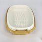 Tupperware 3 Pc Microwave Steamer Set 11" Harvest Gold Vegetable Cooker Vintage