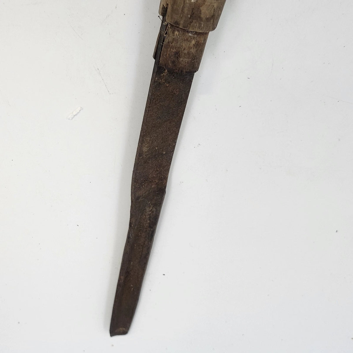 Repurposed Flat File Concave Scraper Gouge Woodworking Tool 18.25" Vintage