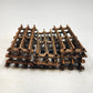 11 Model Train Train Tracks O-27 Gauge Straight 8 7/8" Long w Silver Ties Rusty