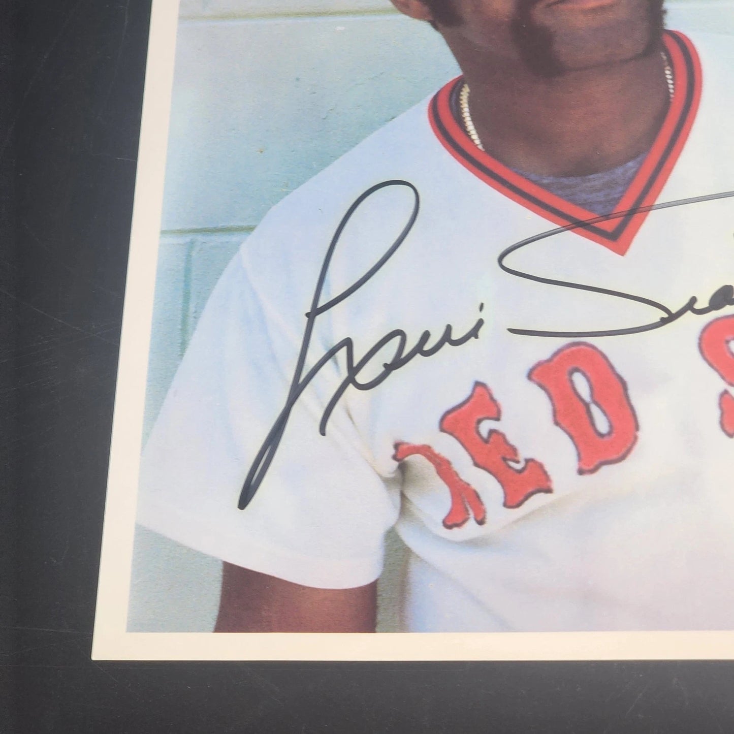 Luis Tiant Autographed 8x10 Photo Boston Red Sox MLB Vintage Sports Collectible