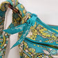 Vera Bradley Peacock Crossbody Purse Retired Zipper Handbag Double Pocket Sling