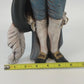 Holland Mold Colonial Boy Figurine Blue Ceramic Hand Painted 17" Vintage