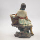 Universal Statuary Native American Indian Maiden Figurine Basket Resin 13" Vtg