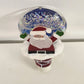 Santa Claus Christmas Night Light Glitter Snow Globe Chimney Plug In Holiday