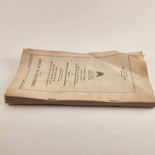 Communism In Action Booklet Documented Study And Analysis Of Communism 1946