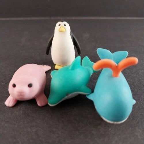 60+ Novelty Erasers Food Animals School Doll Puzzle Japan Mixed Kawaii Assorted