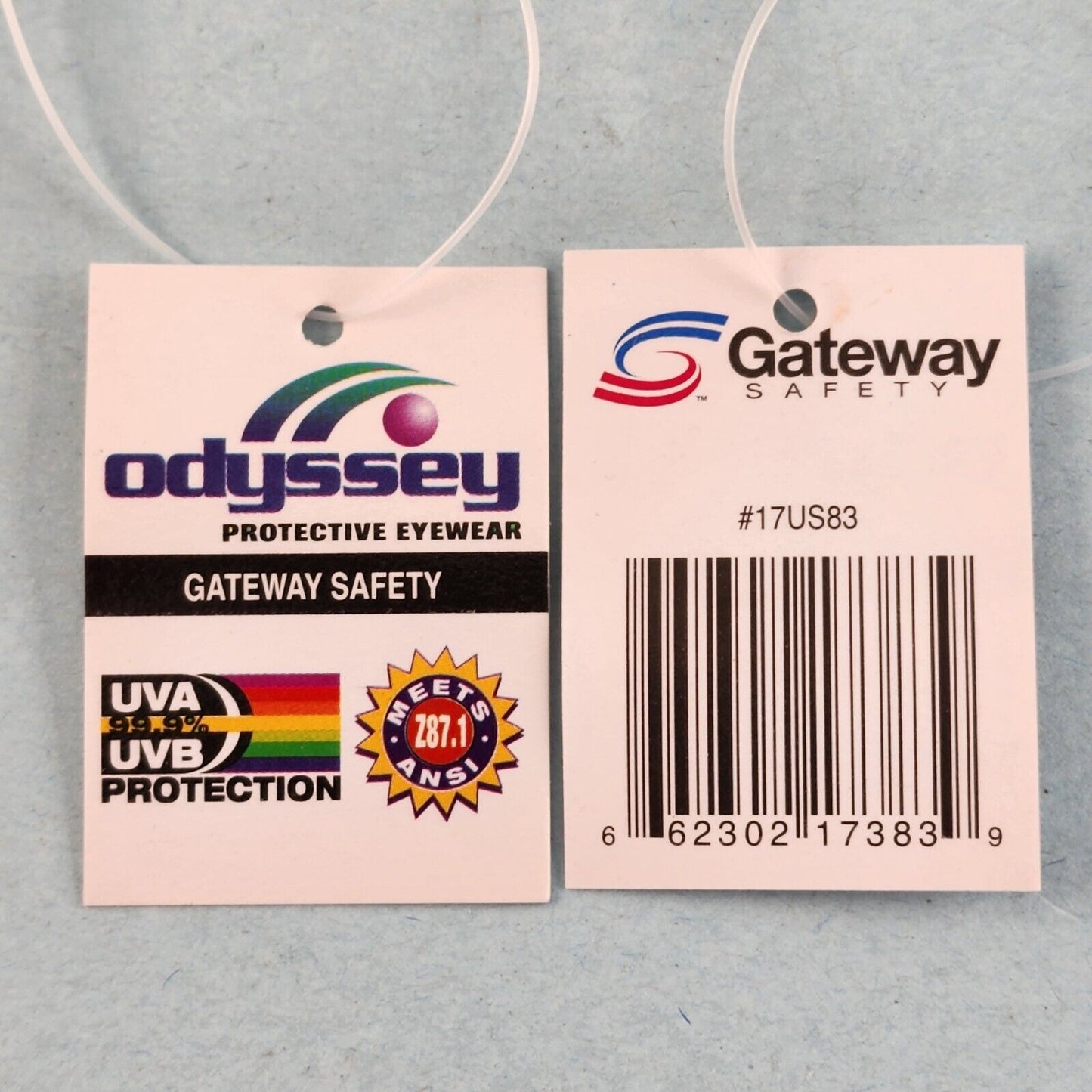 Odyssey Safety Glasses by Gateway PolySquare Lens Freedom Temple Meets ANSI Z87 (Gray)