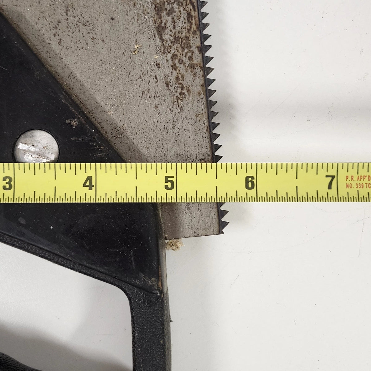 Stanley 15-350 Hard Tooth Saw 26" Crosscut Hand Saw 8 Point Vintage USA Tool