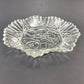 Federal Glass Pioneer Fruit Bowl 11in Clear Ruffled Edge Vintage