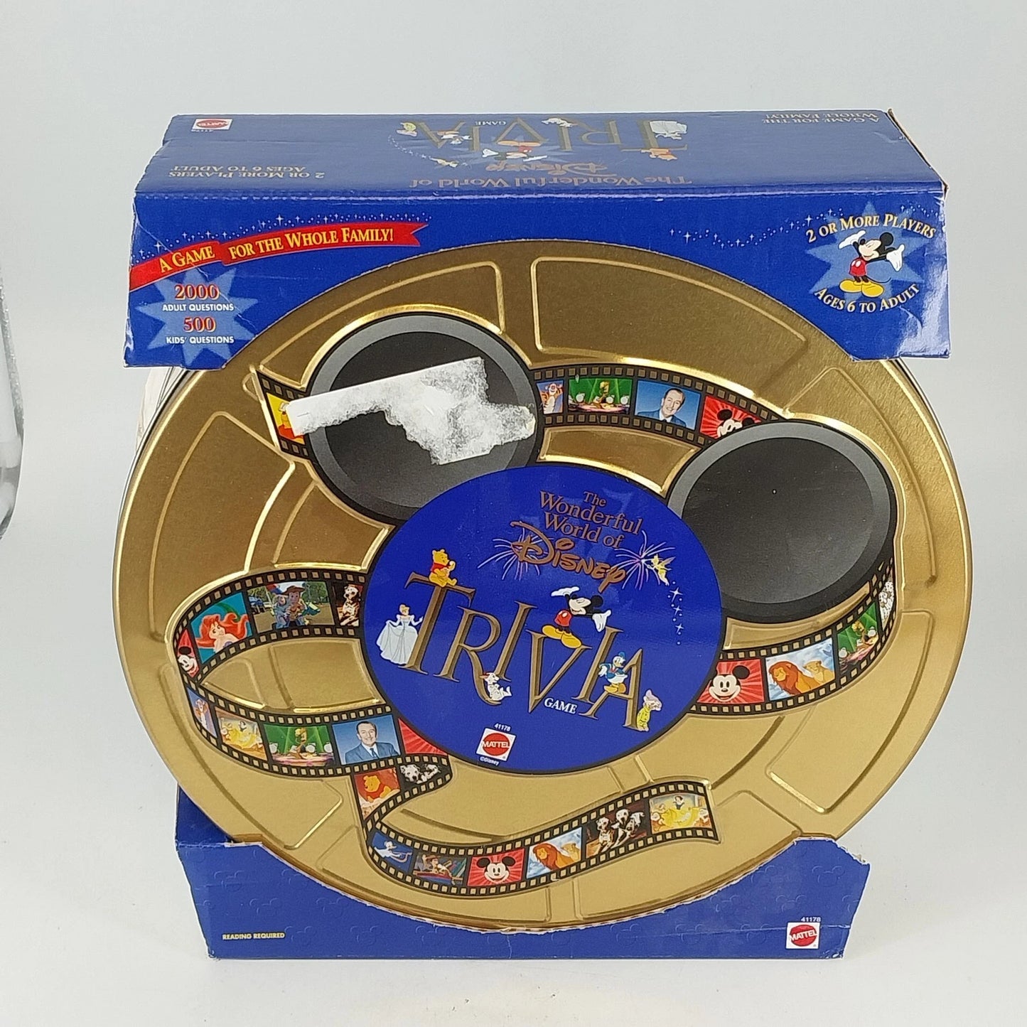 Disney Trivia Game Mattel 1997 Sealed The Wonderful World of Disney New