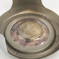 Brown Enamel Fondue Pot with Wood Handles Stand Burner and Forks Japan Vintage