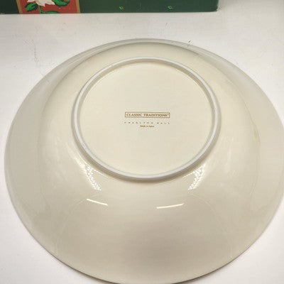 Classic Traditions Charlton Hall 5pc Hostess Set Platter Bowl Cream Sugar Boxed