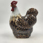 Kavana Decor Ceramic Rooster Figurine Hand Painted Brown 14" Farmhouse Decor