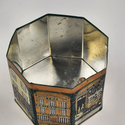 Royal Richmond Tea Metal Tin Storage Box Canister England Case Manufacture 1980s