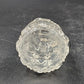 Cruet Decanter with Handle Hand-Cut Crystal Elegant Table Décor Cube Pattern Vtg