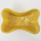 Shawnee Yellow Dog Bone Planter Art Pottery with Ribbed Sides USA 153 9.5 x 6"