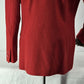 Norton McNaughton Red Wool Blazer Size 6 Single Button Zipper Pockets Fully Line