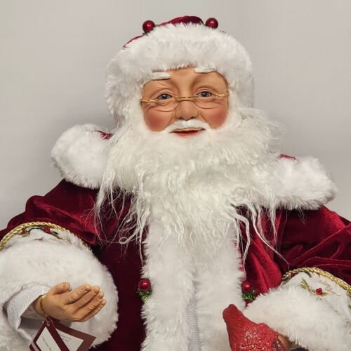 24" Santa Claus Winter Blessing Ashton Drake Musical Christmas COA Vander Logt