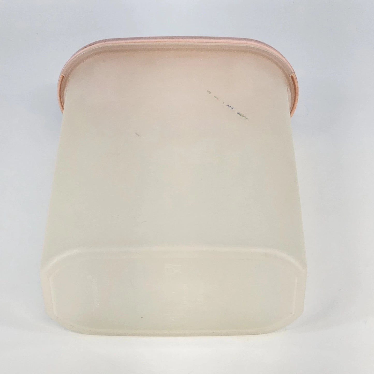 Tupperware 1614-2 Modular Mates Storage Container 9" w Pink Lid 1616-6 Vintage