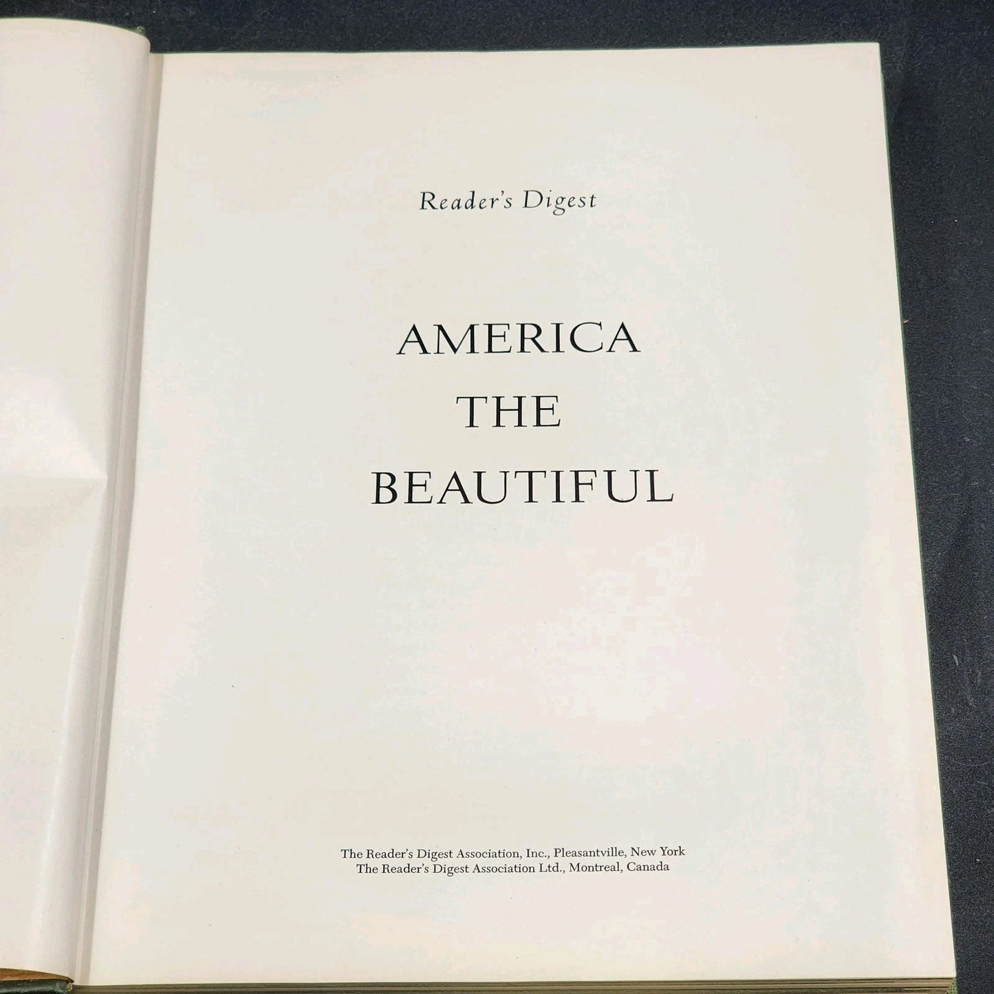 America The Beautiful Reader’s Digest 1970 Hardcover Coffee Table Book