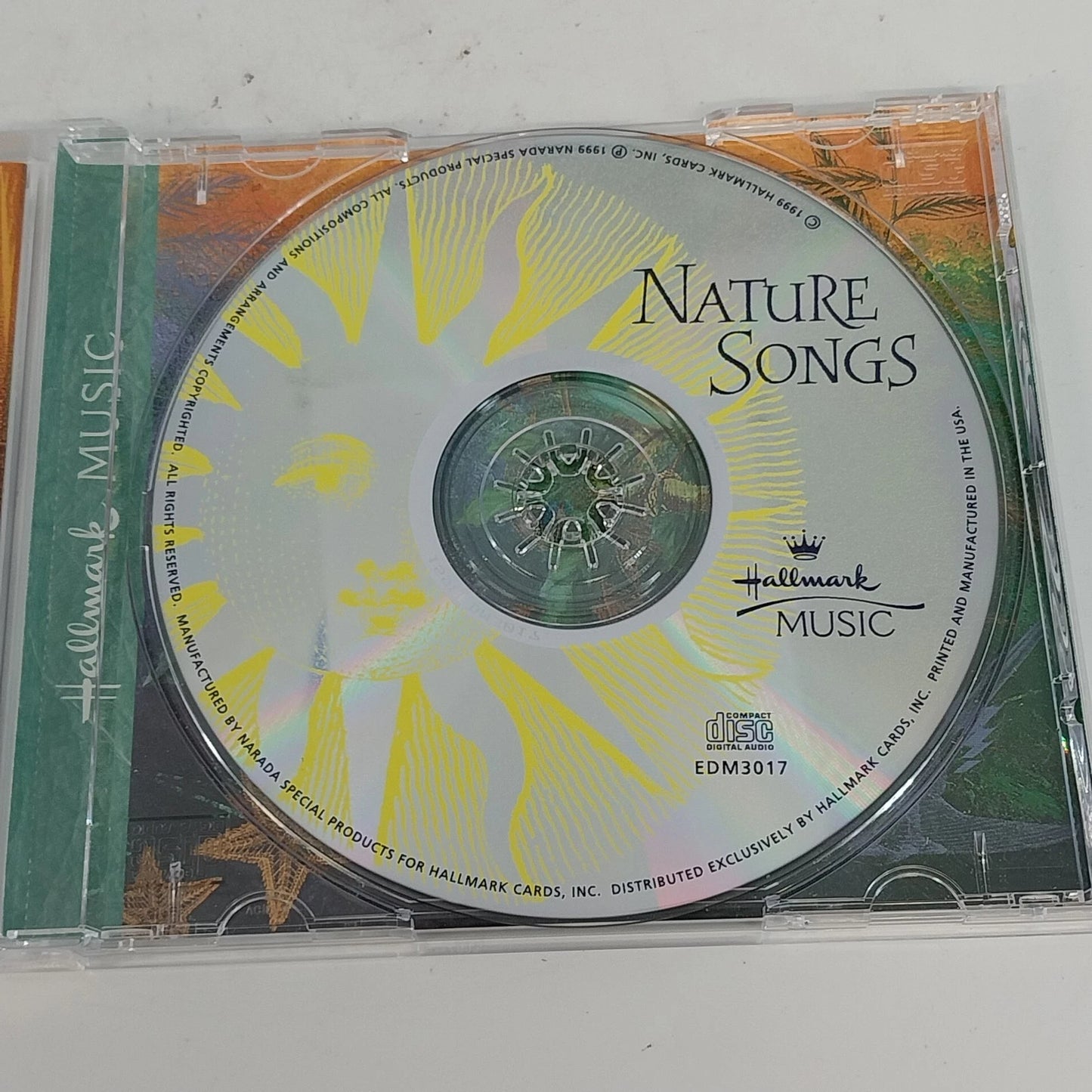 Nature Songs Beautiful Piano Music Soft Nature Sounds Hallmark Music CD 1999