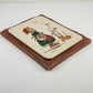 Vintage Boy Girl Chalk Ware Wall Plaques Modern Art Co 1966