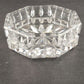 Waterford Crystal Glass Dish with Lid Octagon Shaped 5" Ireland Felt Pads Vtg