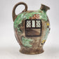 Radford Art Pottery Flagon Jug Hand Painted Wine Village Pub Scene England Vtg