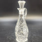 Anchor Hocking Early American PresCut Star of David Glass Cruet Stopper 7.75"x3"
